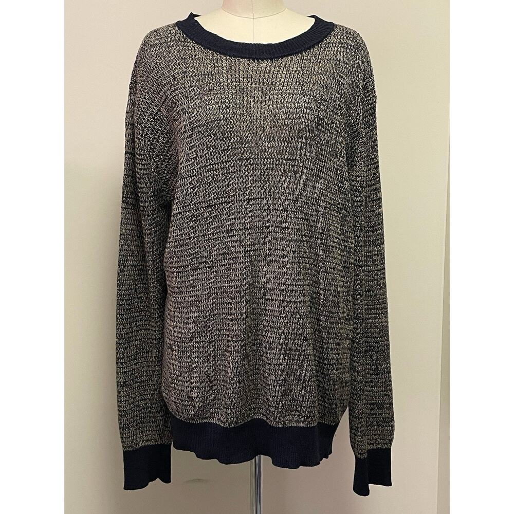Vintage ARMANI COLLEZIONI Open Knit Sweater, Large - Linen / Cotton Blend
